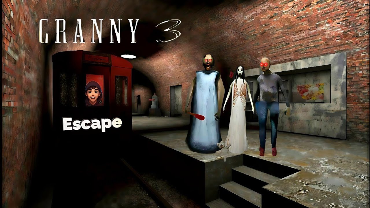 Granny 3 🔥 Finally Escape | Train Escape 😱 Funny Moments | HS Surya 
