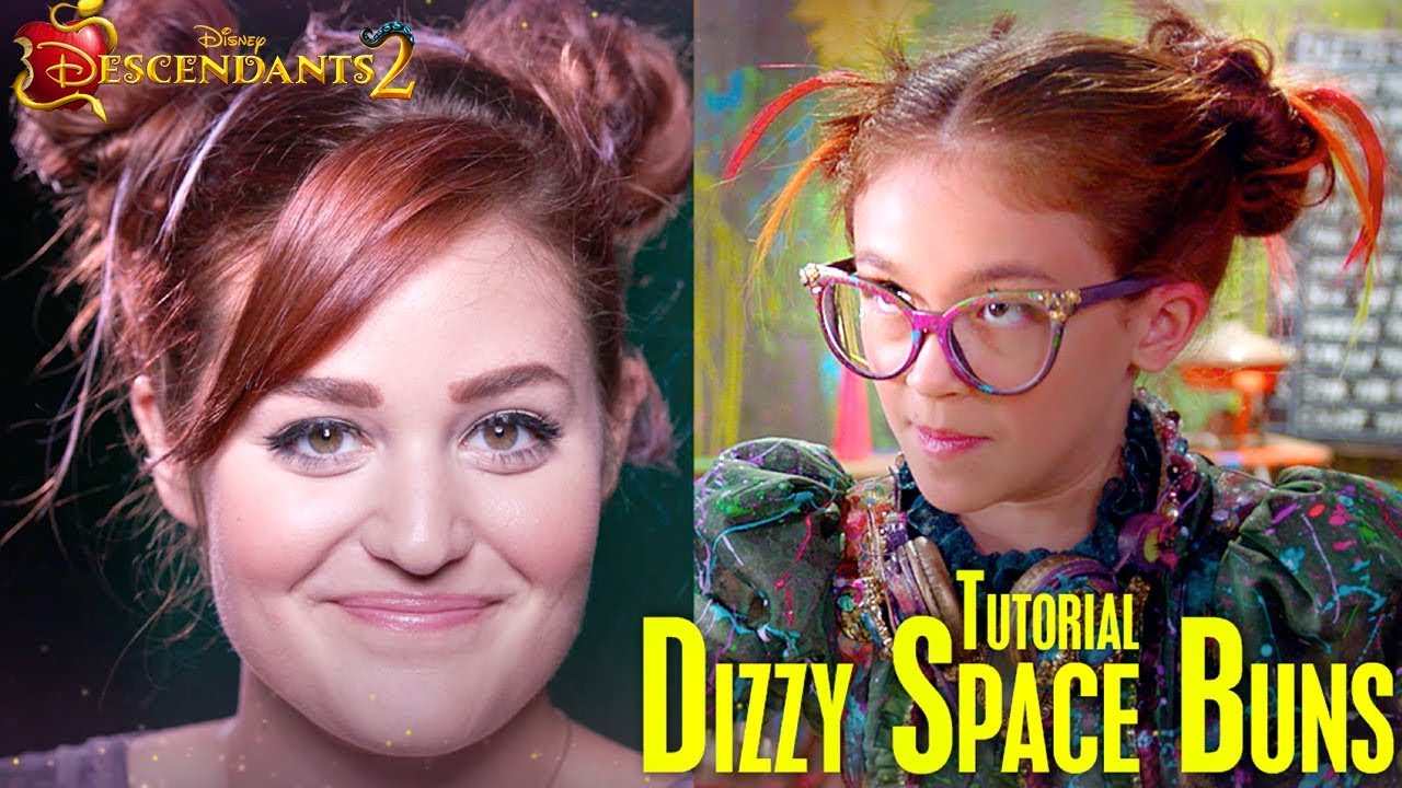 Dizzy Space Buns Tutorial | DIY 🎨 | Descendants 2
