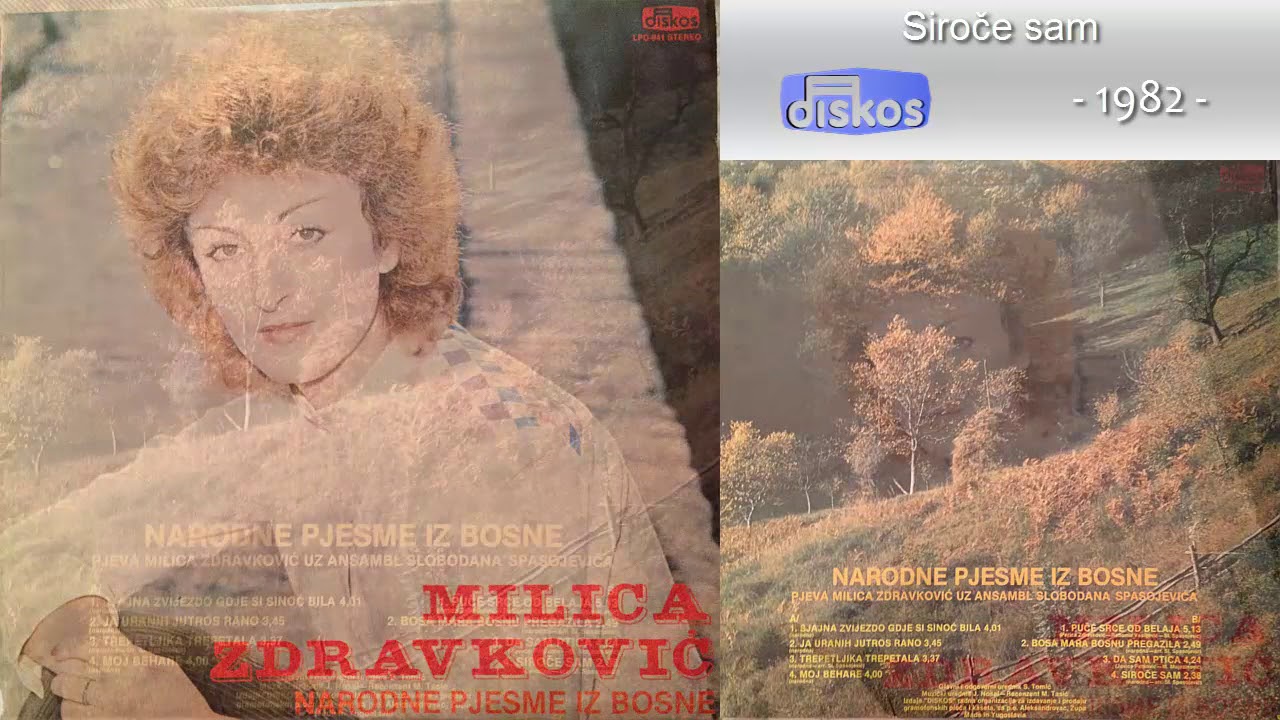 Milica Zdravkovic - Siroce sam - (Audio 1982)