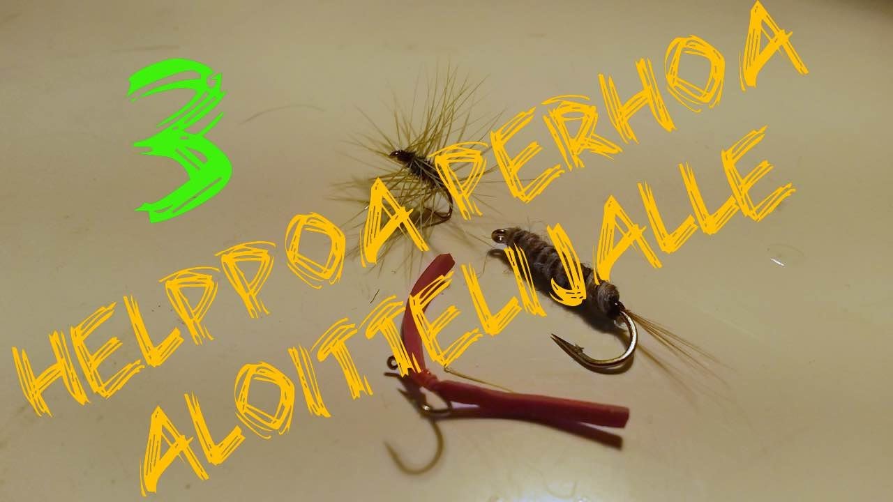 Perhon sidontaa - 3 helppoa perhoa aloittelijalle