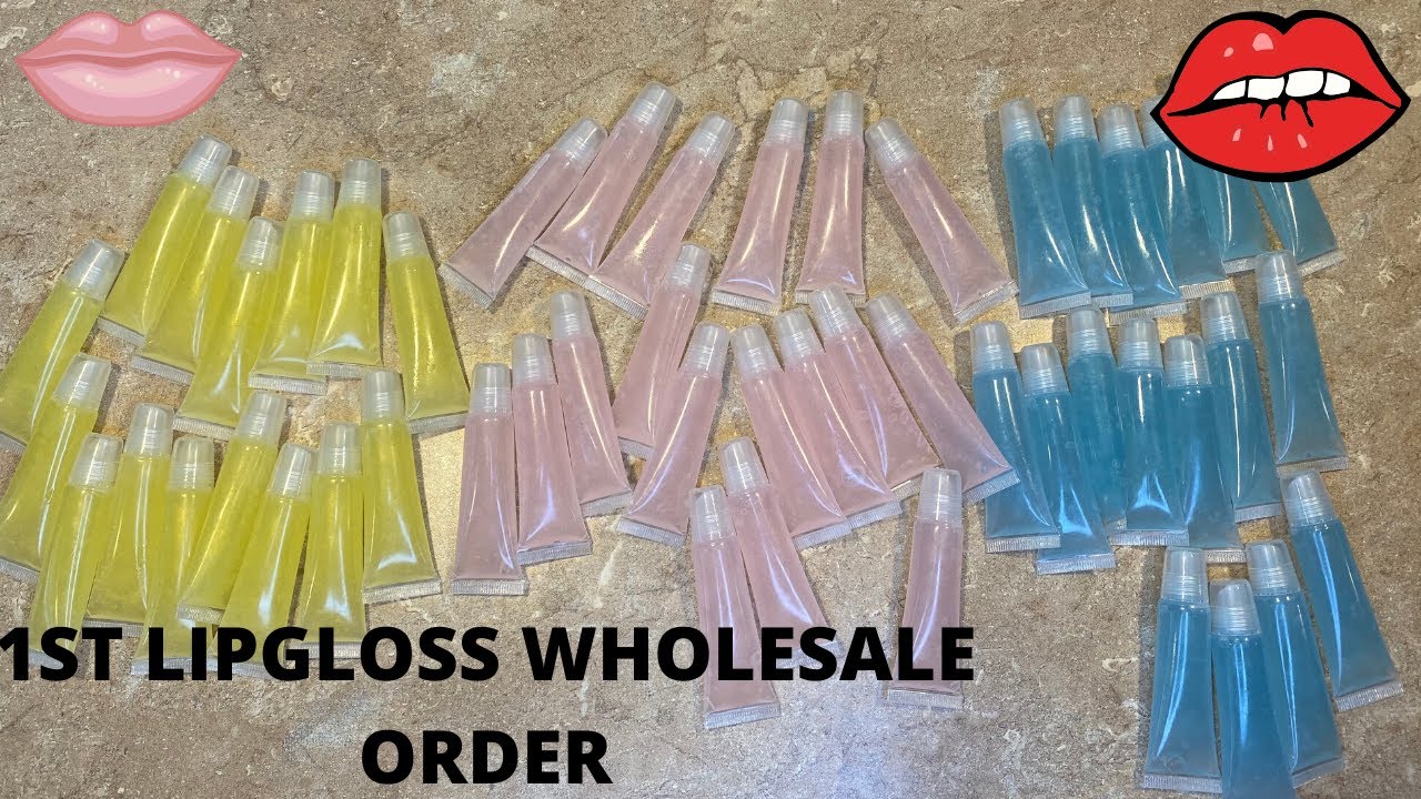 WATCH ME MAKE LIP GLOSS WHOLESALE ORDER|1st WHOLESALE ORDER