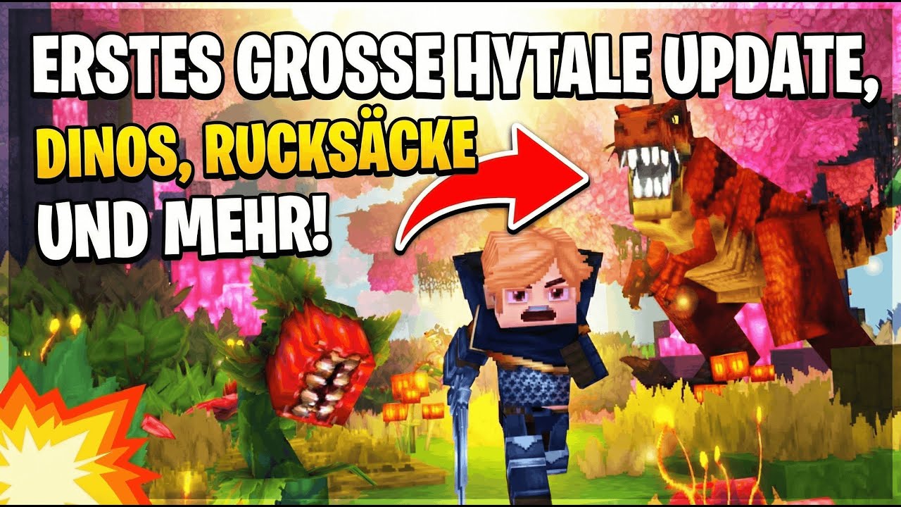 Hytale Update #1: DINOSAURIER & Endlich Rucks&auml;cke! 🦖 (Patch Notes)