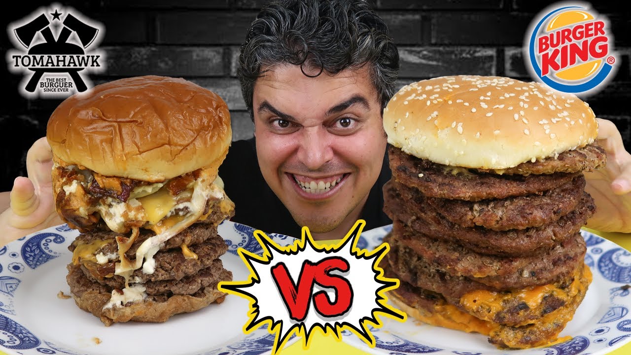 BURGER KING X TOMAHAWK - O Duelo de Hambúrgueres Gigantes