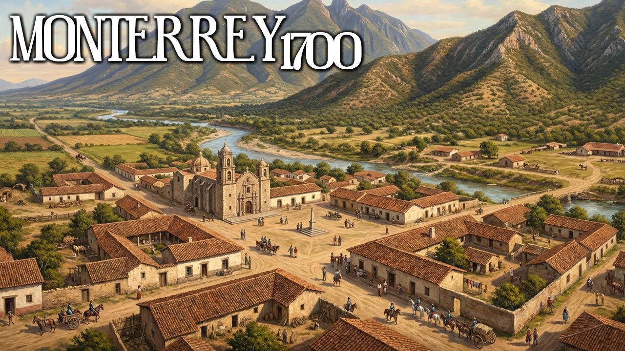 Monterrey 1700 (Reconstrucción con IA)