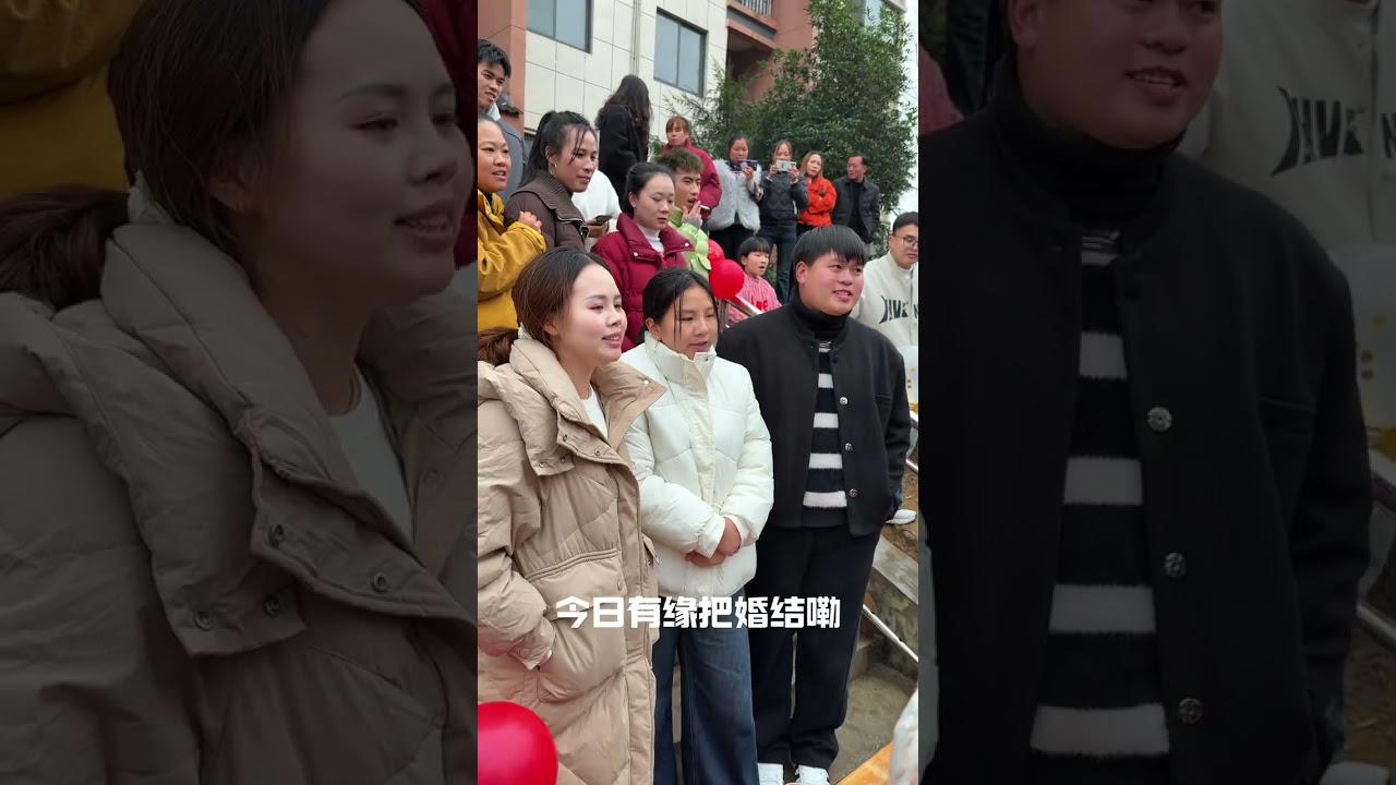 Today in Guizhou I sang mountain songs with several college students The two old folks are