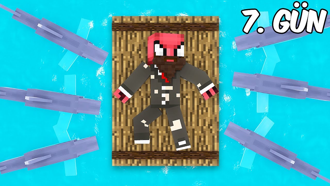 DENİZİN ORTASINDA BİR GÜN - Minecraft