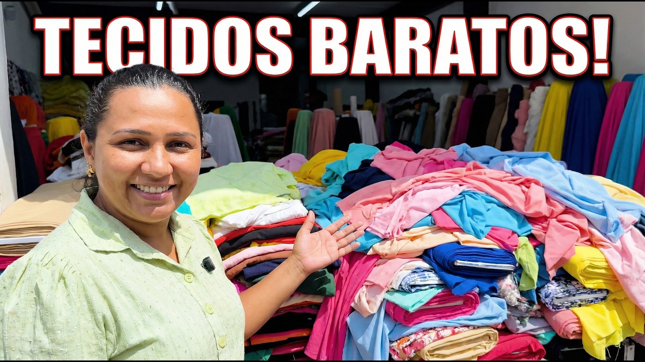 TOUR COMPLETO NA SEA RETALHOS: Preços, Tecidos de Inverno e Verão no Brás!