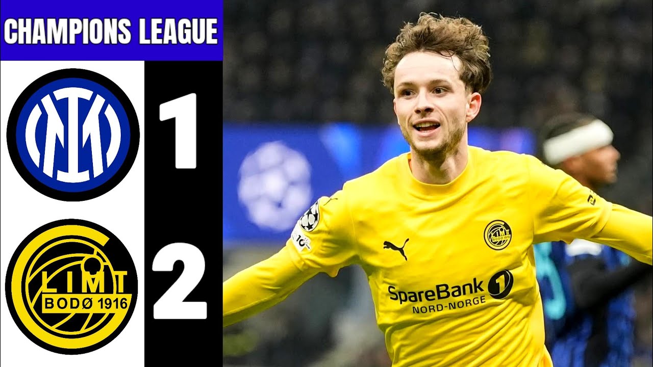Inter - Bod&oslash;/Glimt 1-2 HIGHLIGHTS | UEFA Champions League 2025/26