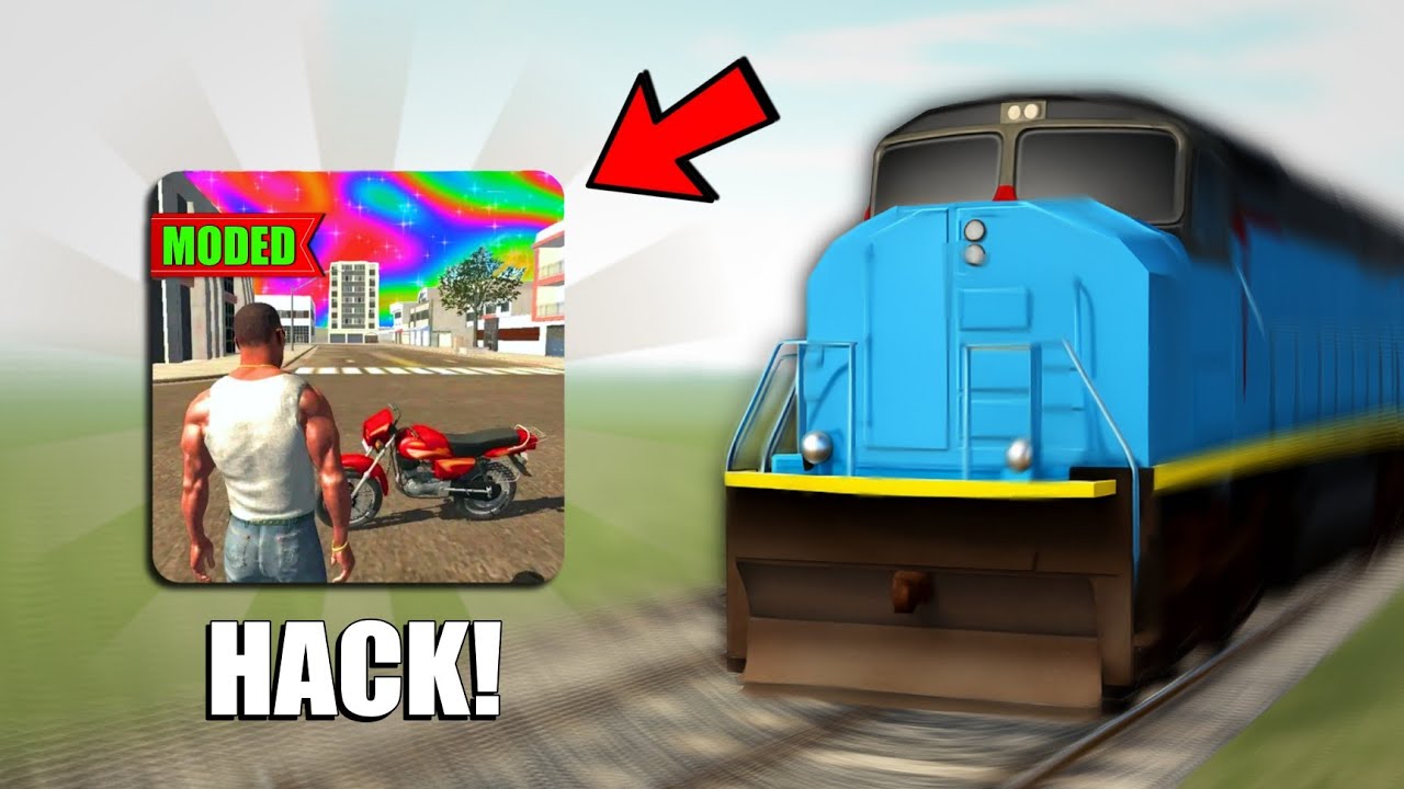 I Hacked Indian Bike Driving 3D To Stopping The Train🚆😤💥