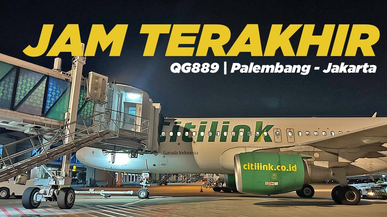Mencoba Naik Pesawat Citilink Paling Malam dari Palembang ke Jakarta