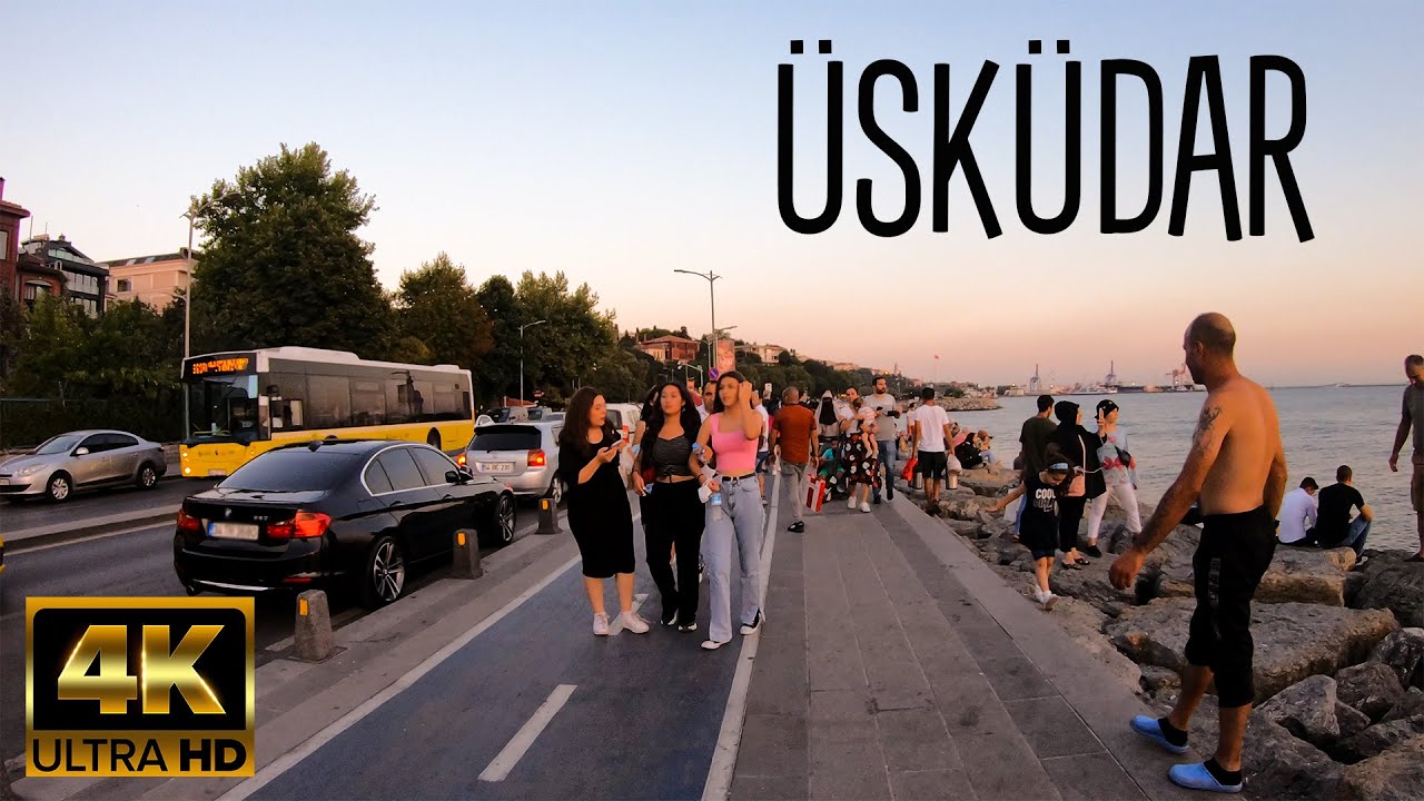 Istanbul &Uuml;sk&uuml;dar Walk[4k60fps]-Summer 2021
