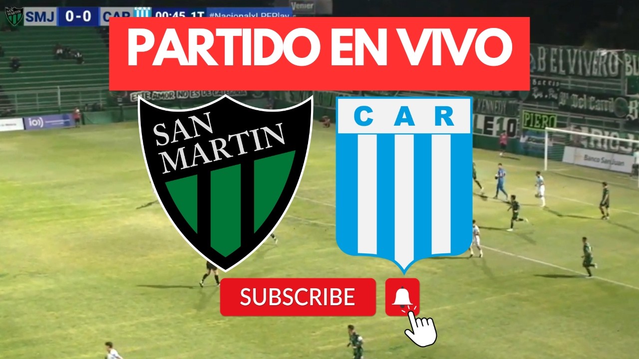 🔴 SAN MARTIN SJ vs. RACING CBA EN VIVO ⚽ | FECHA 7 | PRIMERA NACIONAL 2026 | JUEGA LEANDRO CORDOBA