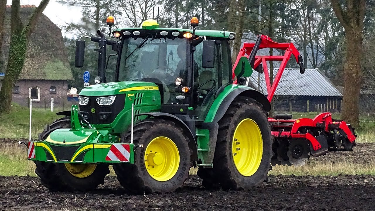 Disc Harrowing | John Deere 6130R + Awemak Ozyrys | Versteeg | 2020