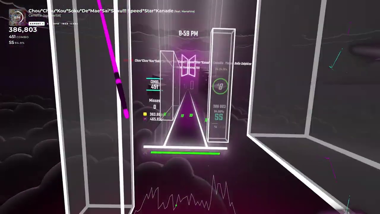 Chou*Chou*Kou*Soku*De*Mae*Sai*Soku!!! Speed*Star*Kanade | SS 348.80pp 94.18% | Beat Saber