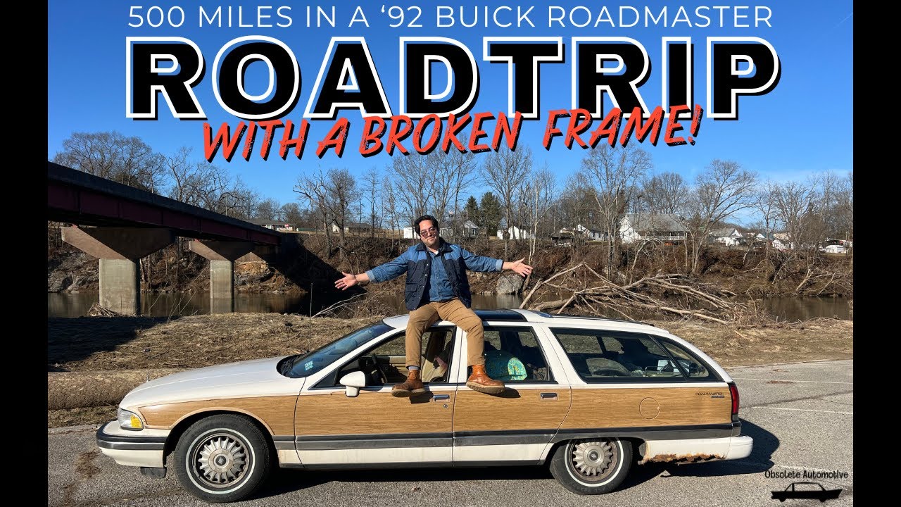 1992 Buick Roadmaster Estate Wagon with a Broken Frame! 500 Mile Roadtrip! Pittsburgh PA WV VA USA