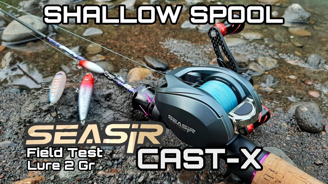 INI YANG DICARI ‼ TEST LURE SUPER RINGAN SEASIR CAST-X | SHALLOW SPOOL