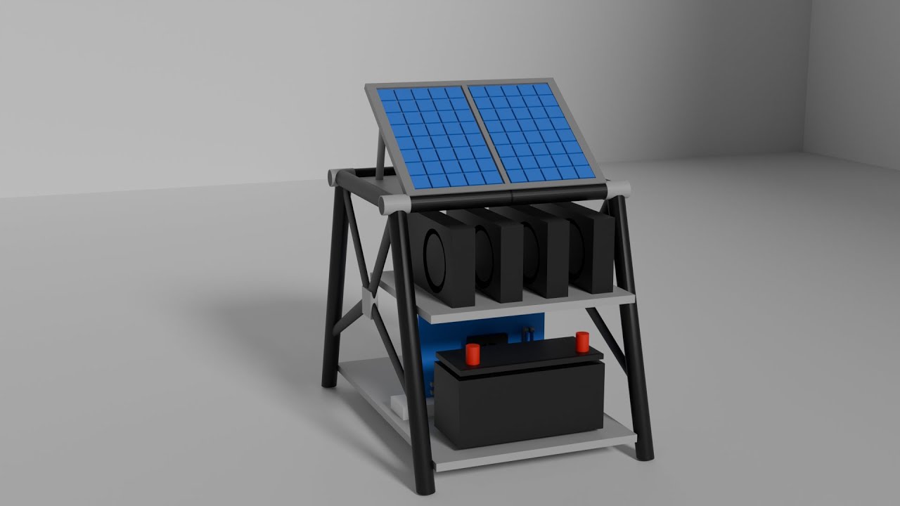 Crypto Mining ohne Stromkosten Planung als Animation