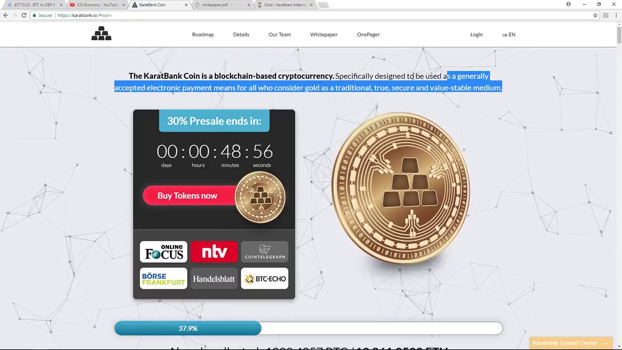 KaratBank Coin - ICO Overview
