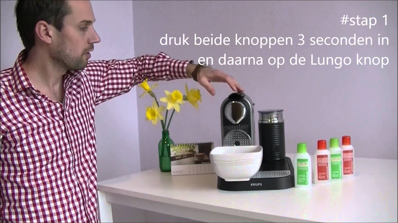 ⭐ Handleiding - NESPRESSO ontkalken  in 3 simpele stappen!