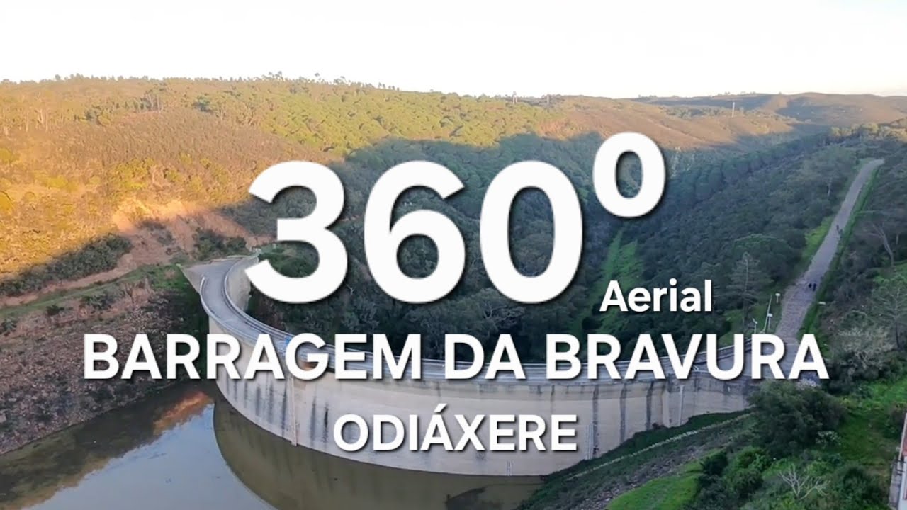Barragem da Bravura Odiáxere Aerial