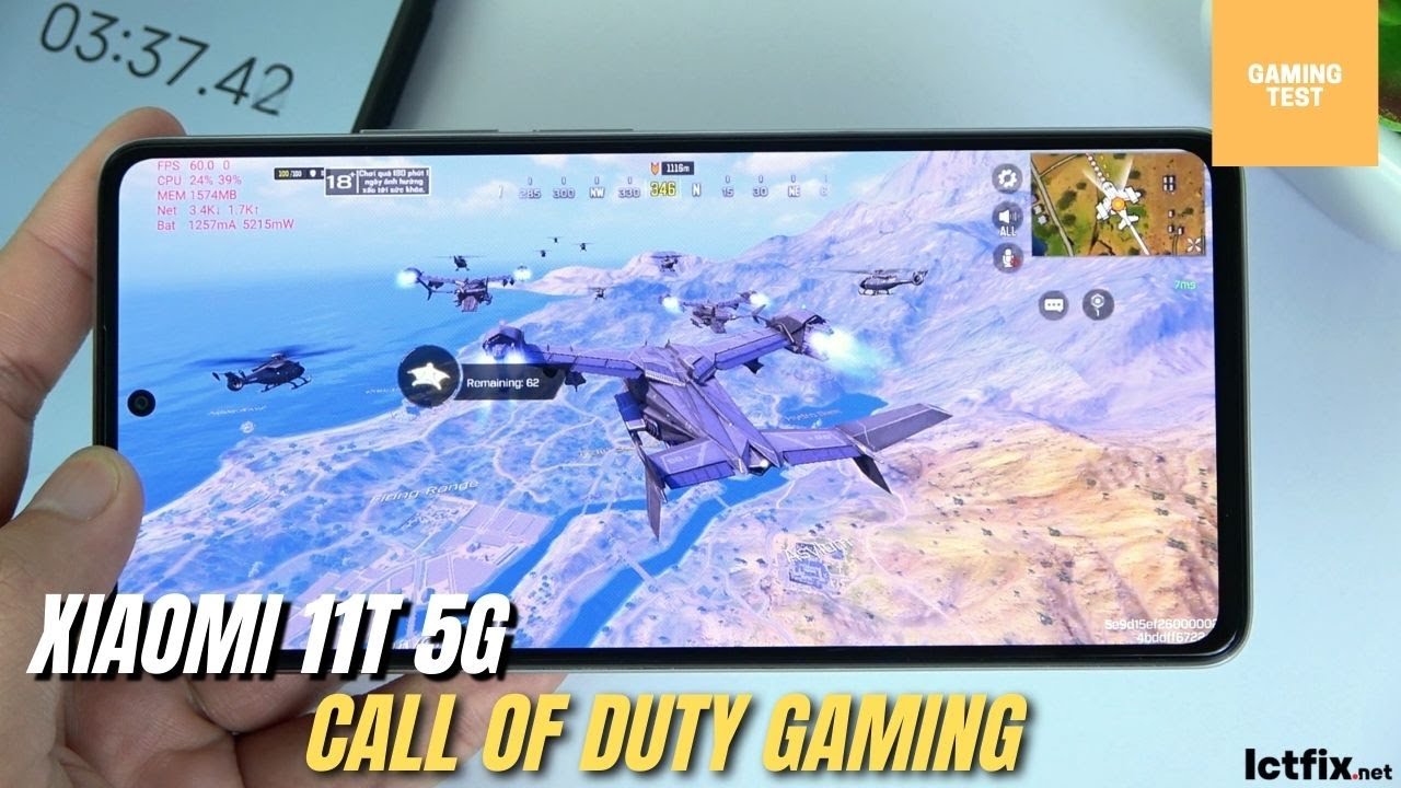 Xiaomi 11T 5G Call of Duty Gaming test CODM | Dimensity 1200, 120Hz Display