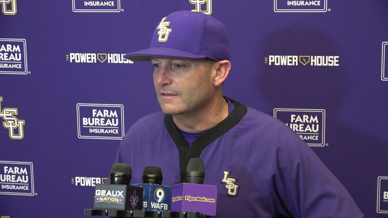 LSU Jay Johnson WIN over Kent State postgame