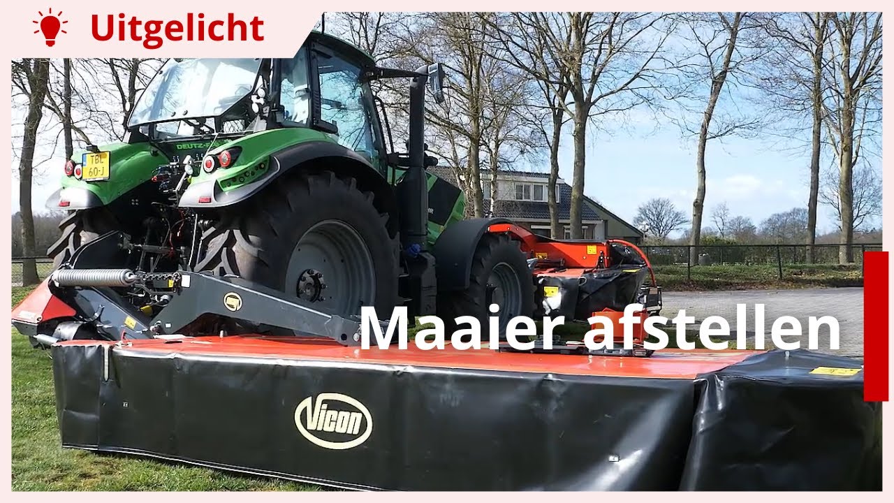 Uitgelicht | Hoe stel je de maaier optimaal af?