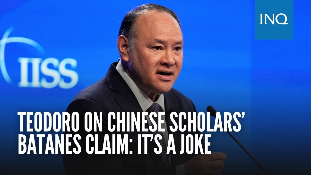 Teodoro on Chinese scholars&rsquo; Batanes claim: It&rsquo;s a joke