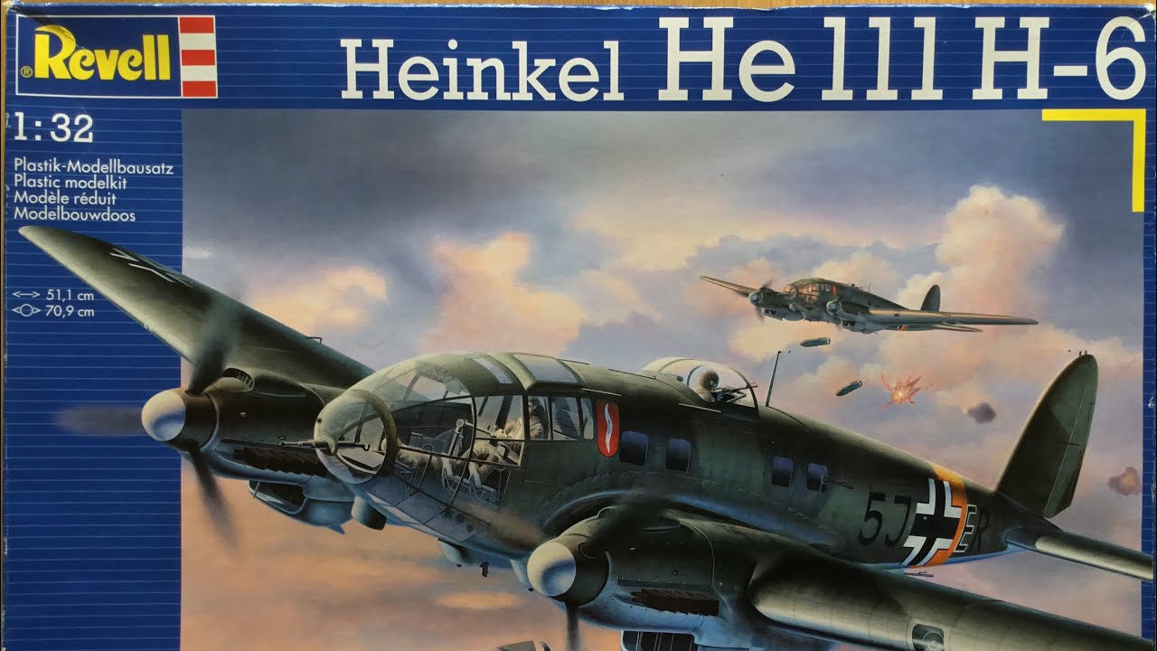 Масштабная модель самолёта Heinkel He 111 Revell 1/32, большая сборка, часть 1
