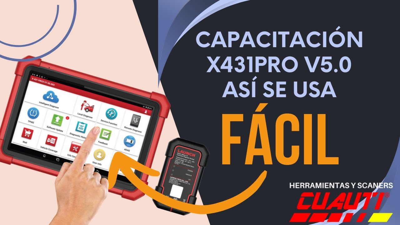 Capacitación x431 PRO V5 0