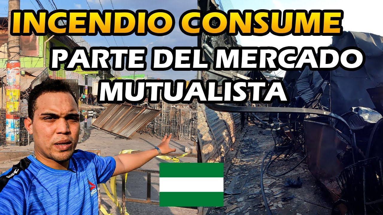 Así quedo la Mutualista MERCADO POPULAR de Santa Cruz BOLIVIA! 2 Días después del Incendio