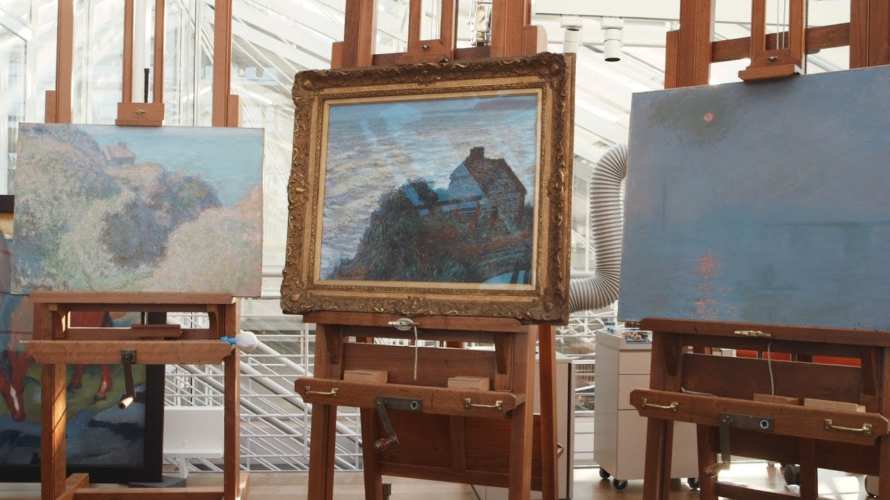 Cleaning Monet’s Canvases