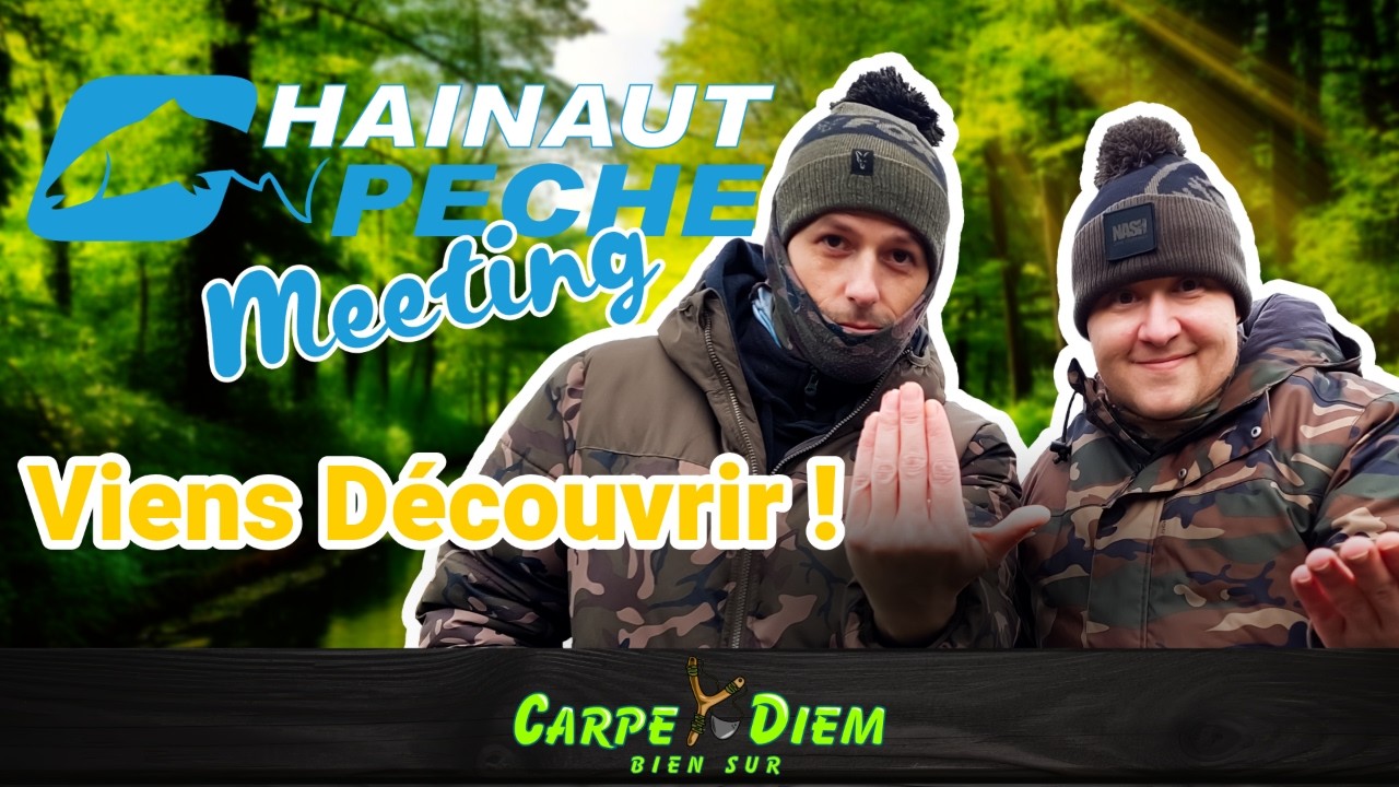 🐟MEETING🐟 à Hainaut PECHE❤️MERCI❤️#vlog