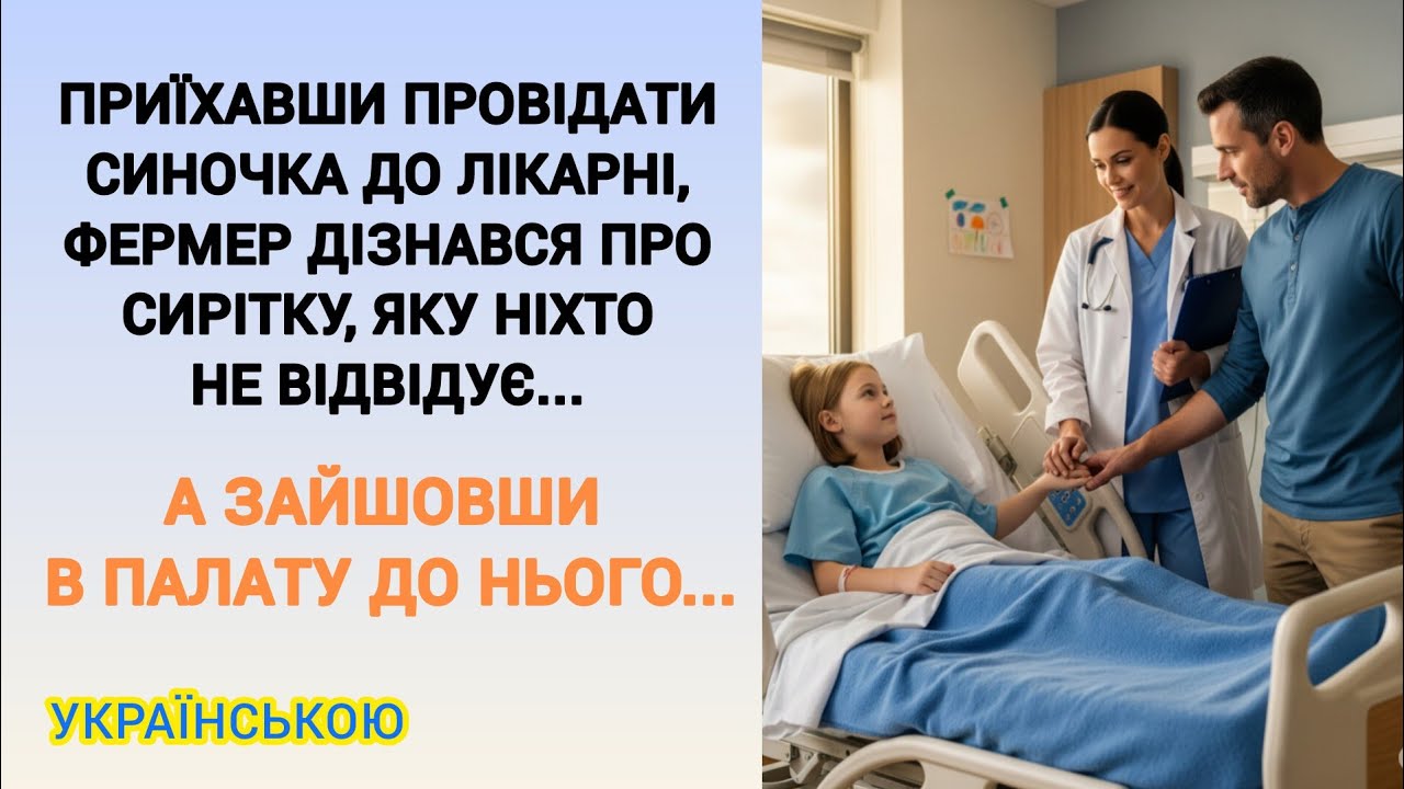 🇺🇦|| ПРИЇХАВШИ ПРОВІДАТИ СИНОЧКА ДО ЛІКАРНІ, ФЕРМЕР ДІЗНАВСЯ ПРО СИРІТКУ... || Українською мовою