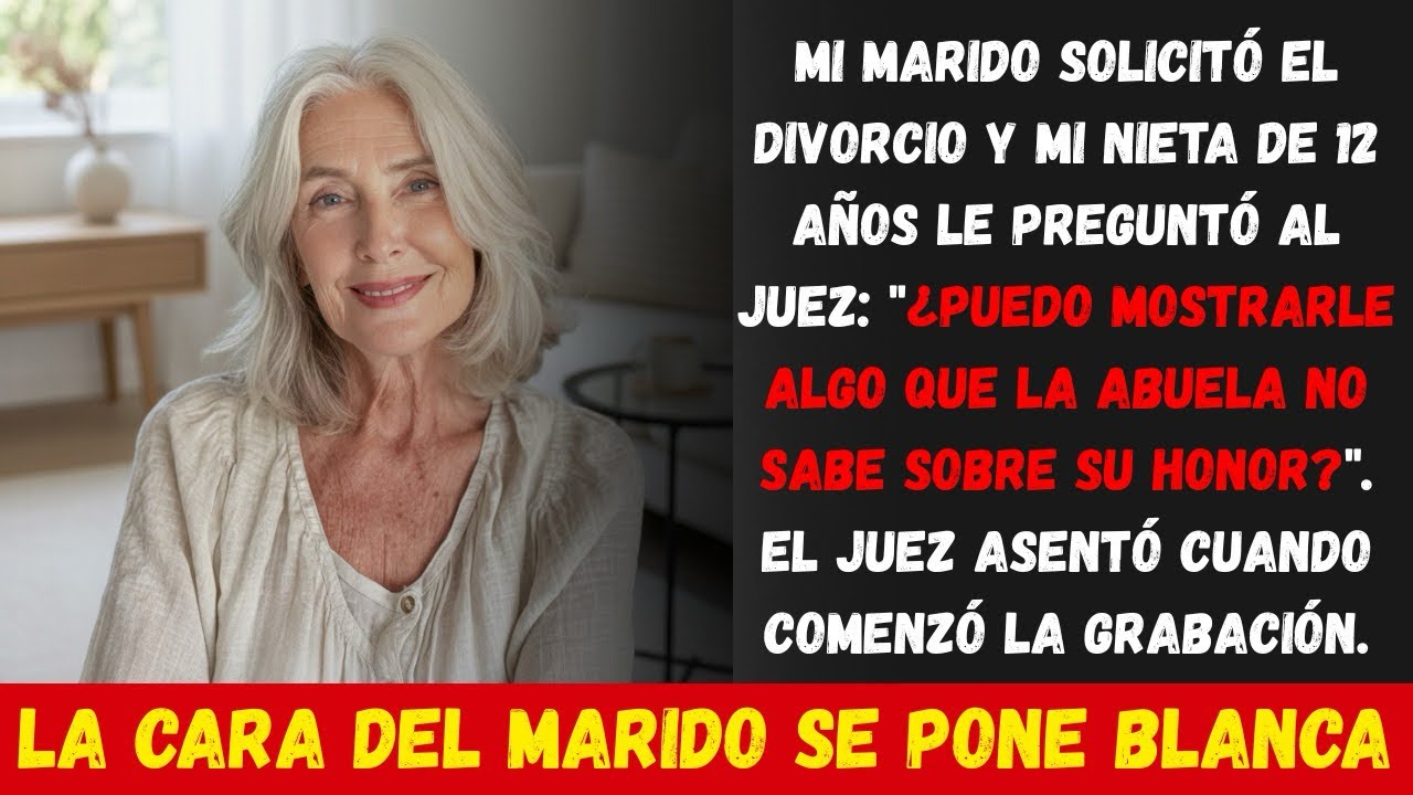 En mi audiencia de divorcio, mi nieta de 12 años puso una grabación…..