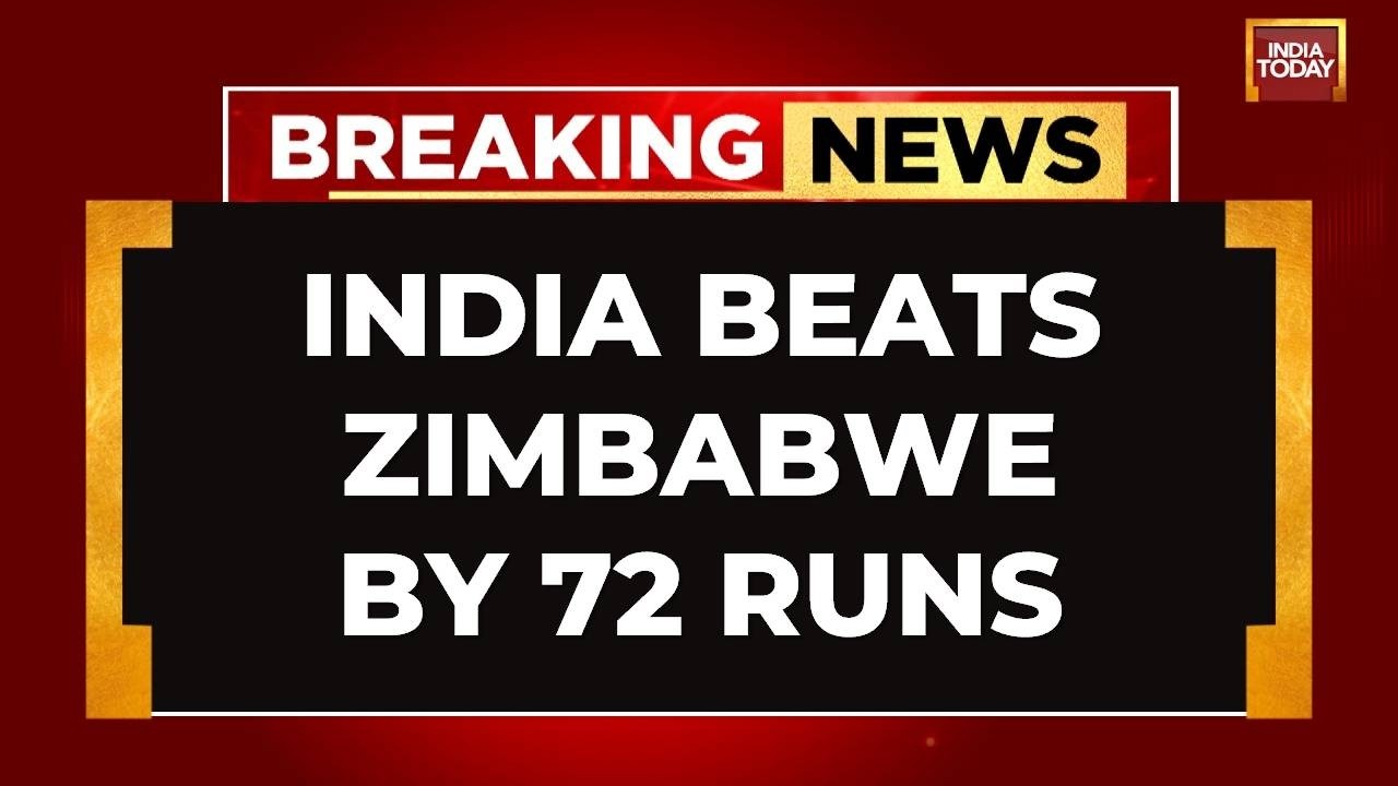 IND vs ZIM: India Beat Zimbabwe By 72 Runs, Still Alive In T20 World Cup Semi-Final Race | Cricket