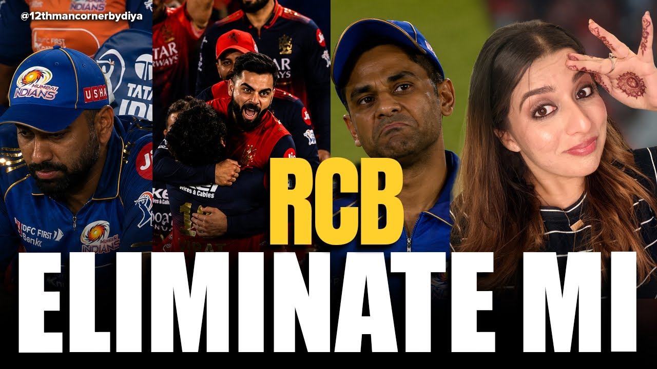 RCB on TOP🥵 MI ELIMINATED from IPL 2026 🙂 Bhuvi&rsquo;s SIX🔥🔥 Clutch Krunal Pandya&rsquo;s 73 with CRAMPS 