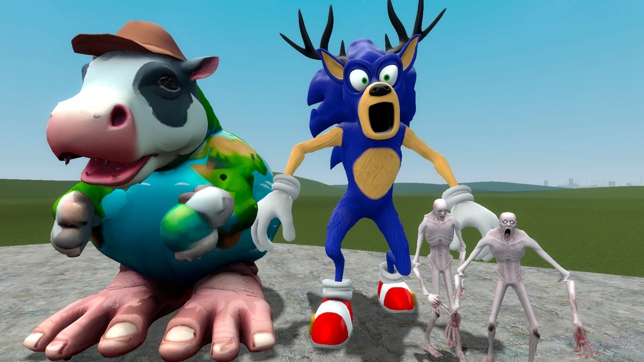 Garry's Mod BIG Sonic TRULIMERO AND SPC-096 (RAGE)