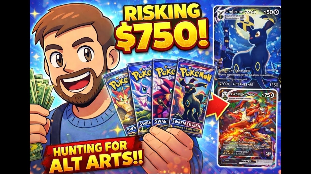 Opening $750 of Sword and Shield Products Hunting for Alternate Arts!!