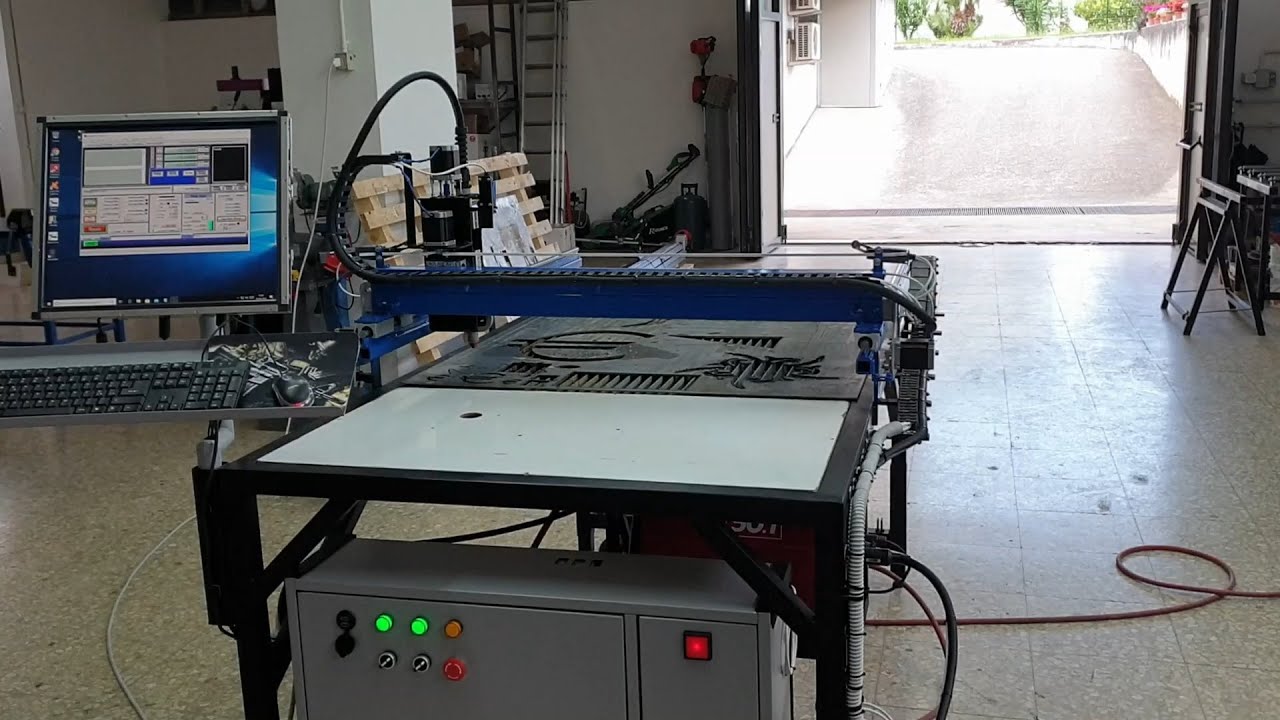 CNC Taglio Plasma Fai Da Te .. Ultimata - Prove di taglio - CNC DIY Plasma Cutting Completed