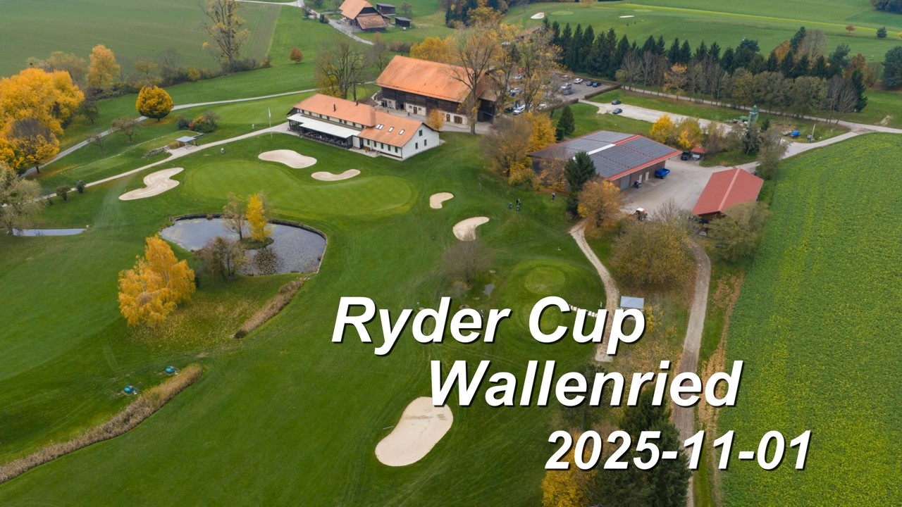 Ryder Cup 2025 at Wallenried Golf | Cinematic 4K Drone Footage (Switzerland)