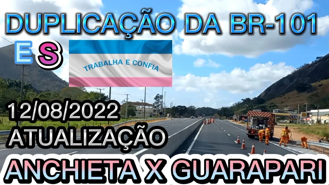 DUPLICA&Ccedil;&Atilde;O DA BR-101 SUL ES ENTRE ANCHIETA E GUARAPARI ATUALIZA&Ccedil;&Atilde;O #duplica&ccedil;&atilde;o #obras #br101 #es