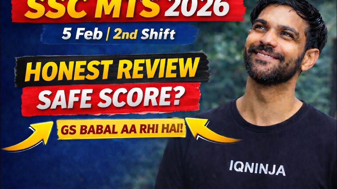 SSC MTS 2026 EXAM REVIEW /5 FEB 2ND SHIFT EXACT QUESTIONS/EXPECTED CUTT OFF /GROUND REALITY 