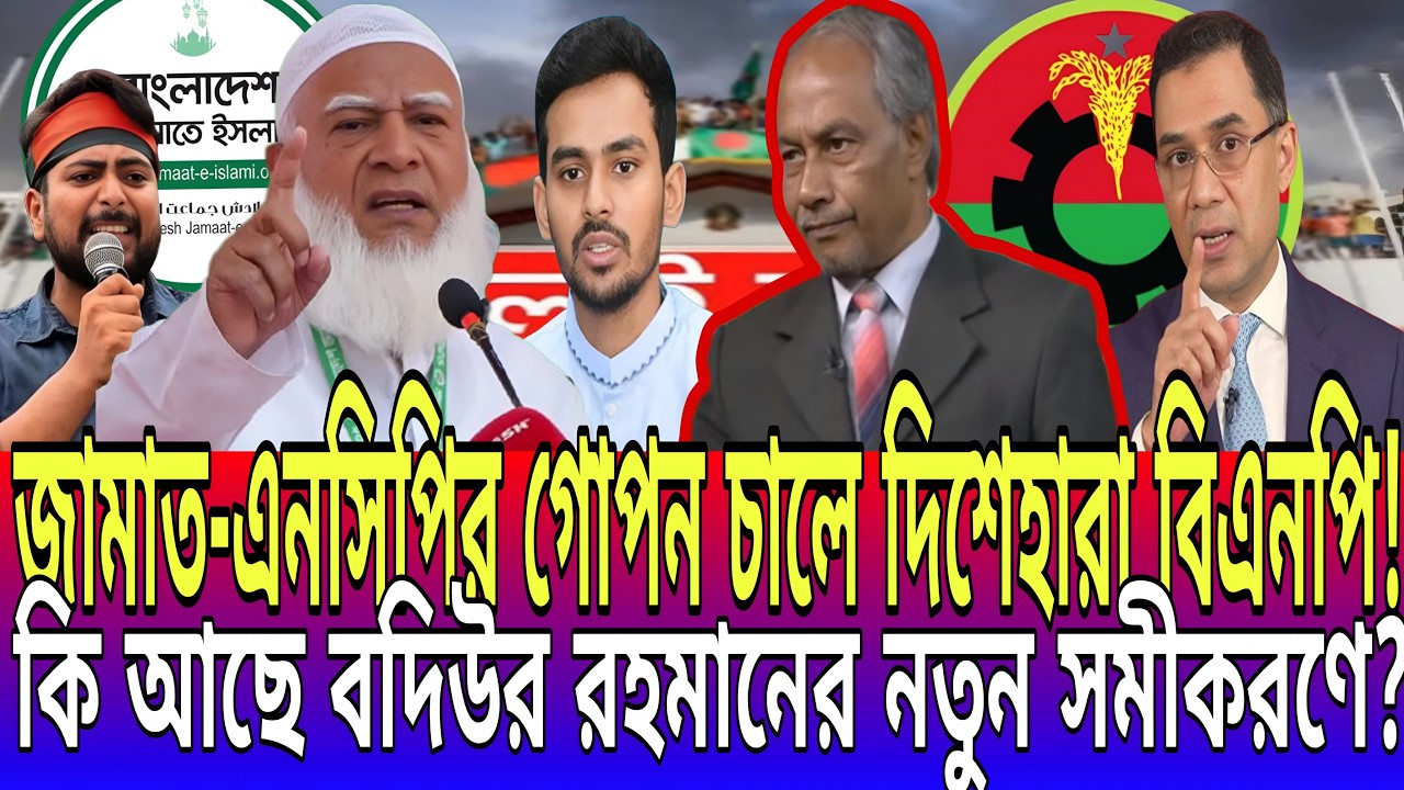 জামাত-এনসিপির নতুন রাজনৈতিক কৌশল: ফাঁদে পড়লো বিএনপি? বদিউর রহমানের বিস্ফোরক বিশ্লেষণ ! bodiur rahman