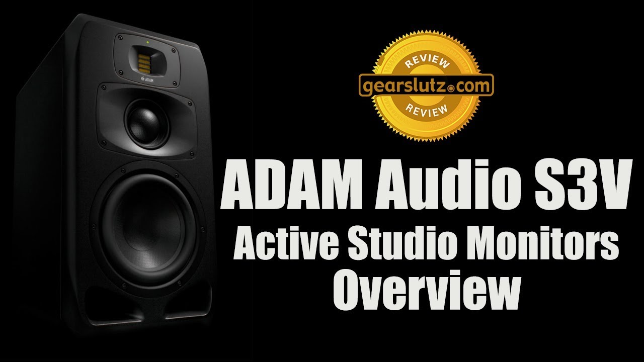 ADAM Audio S3V Active Studio Monitors - Overview