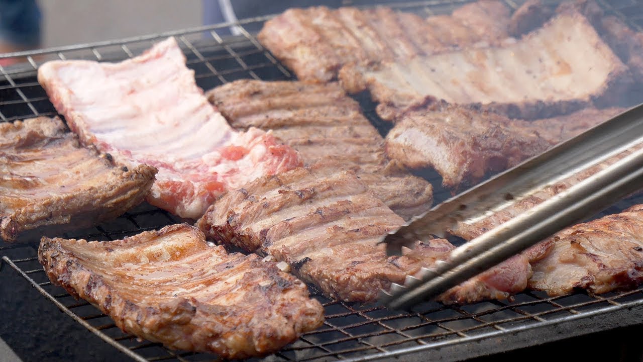 BBQ Pork Spare Ribs | Thai Street Food