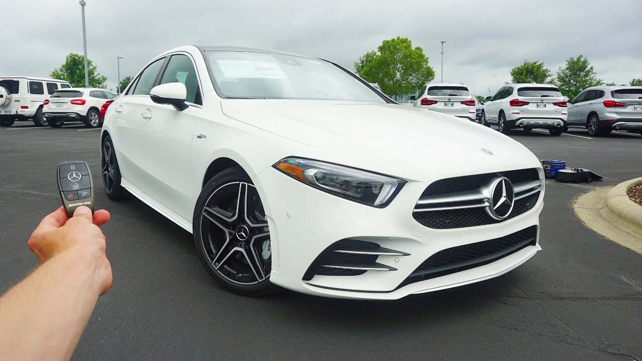 2020 Mercedes Benz A35: Start Up, Exhaust, Test Drive and Review