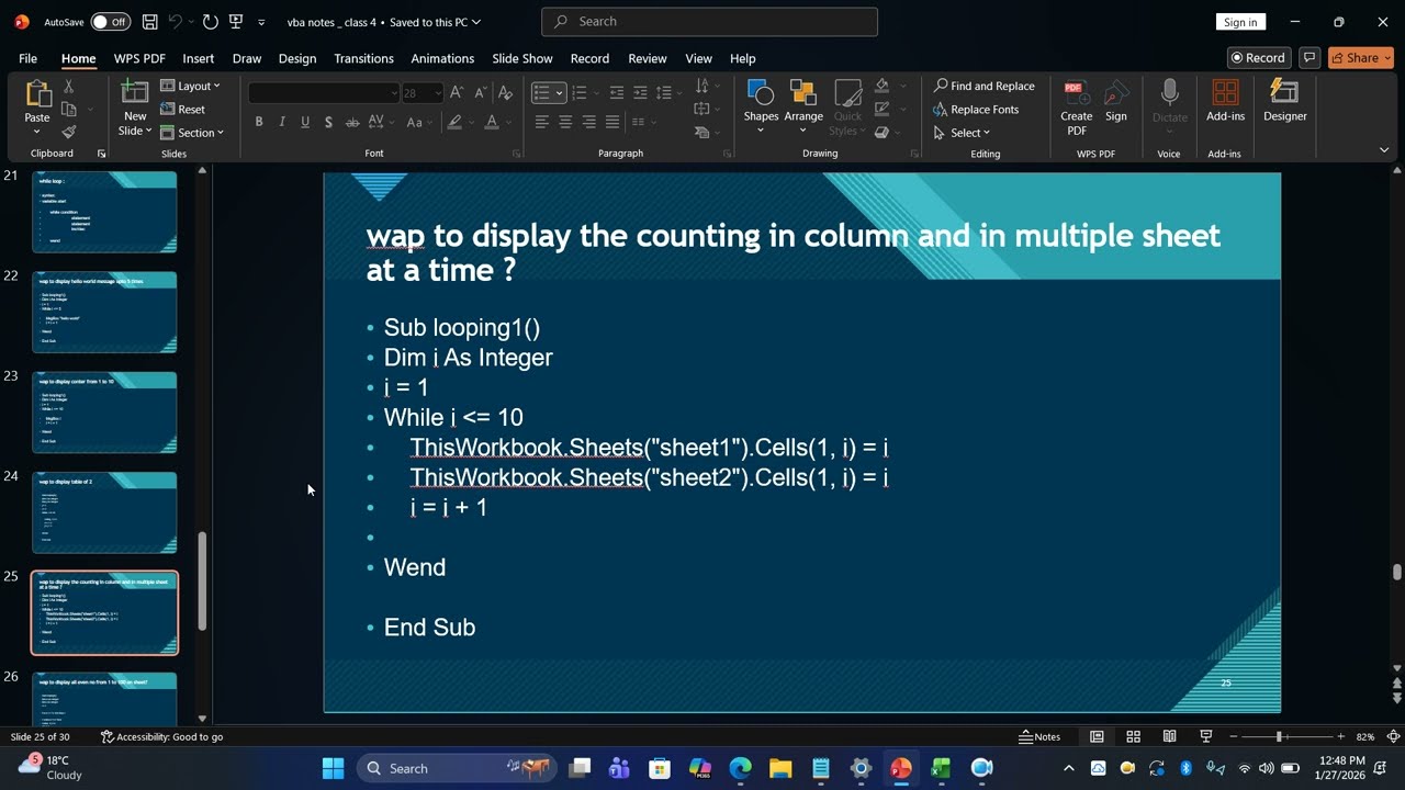 VBA For Loop vs While Loop Explained with Examples | Excel VBA