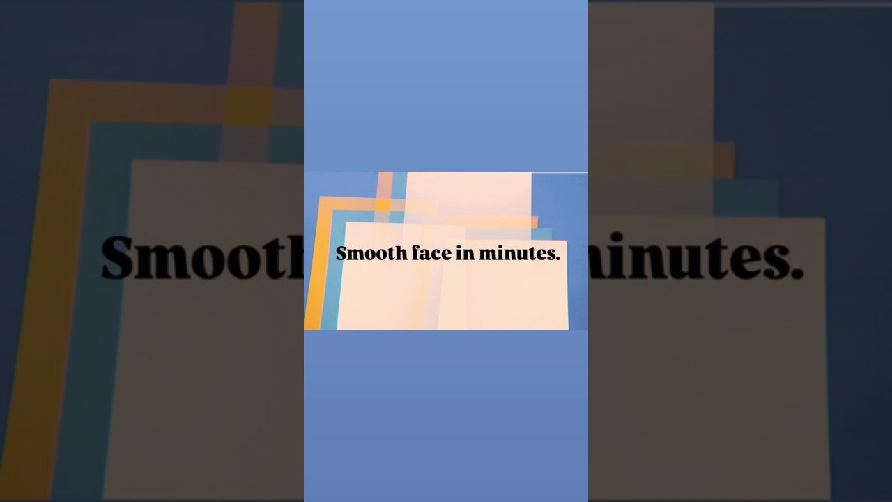Face looks cleaner instantly👩 