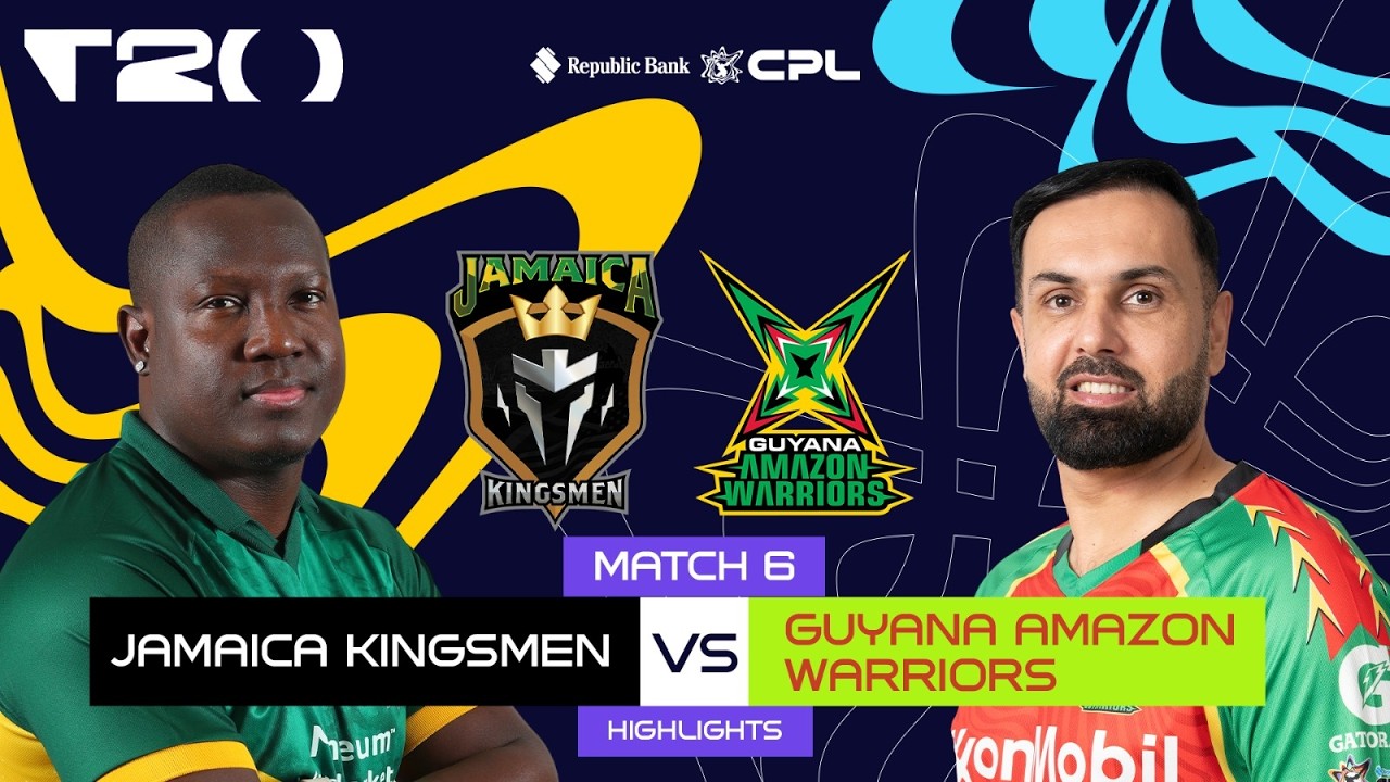 Highlights | Jamaica Kingsmen vs Guyana Amazon Warriors | CPL 2026